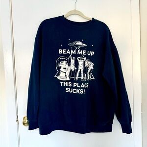 Stranger Things Robin’s “Beam Me Up” Sweatshirt